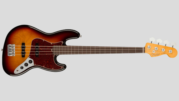 Fender American Pro II Jazz Bass Fretless 3-Color Sunburst 0194000700 Made in Usa inclusa custodia