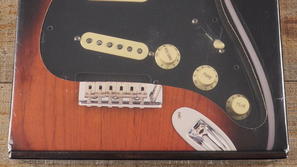 Fender Custom Shop Pre-Wired Texas Special Stratocaster Pickup Set Pickguard Black 0992342506