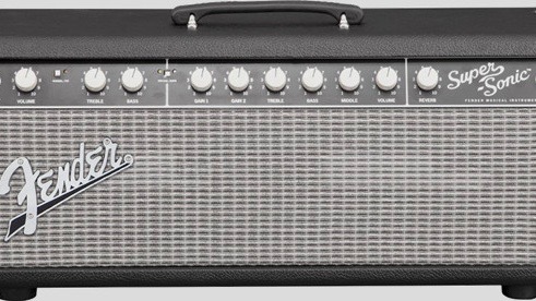 Fender Super-Sonic 22 Head Black 2161006000 Made in Usa inclusi Footswitch e Cover
