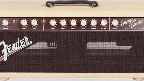 Fender Super-Sonic 22 Head Blonde 2161060400 Made in Usa inclusi Footswitch e Cover