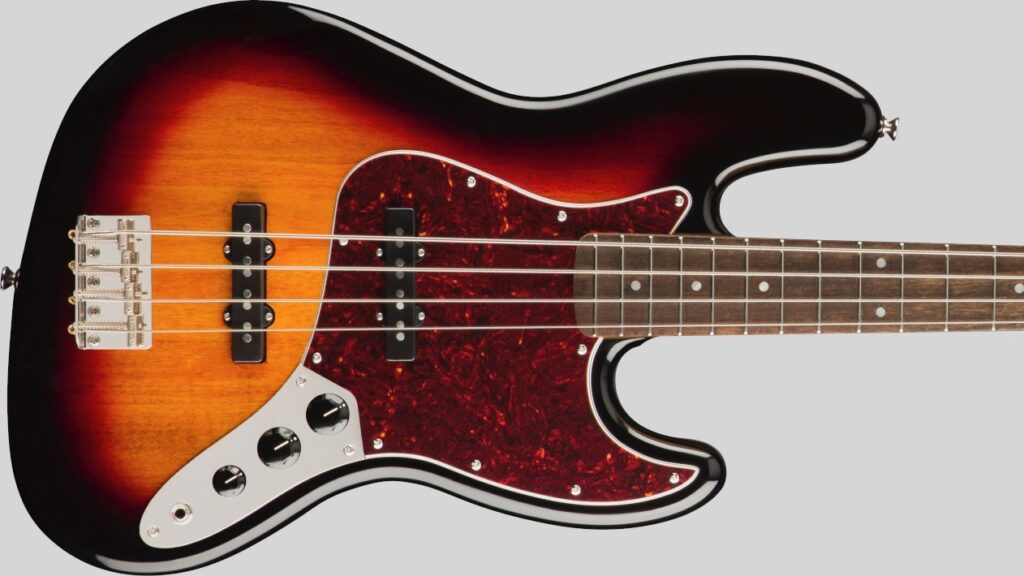 Squier by Fender Classic Vibe 60 Jazz Bass 3-Color Sunburst 0374530500 custodia Fender in omaggio