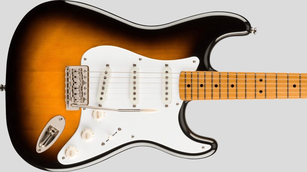 Squier by Fender Classic Vibe 50 Stratocaster 2-Color Sunburst 0374005500 con custodia Fender