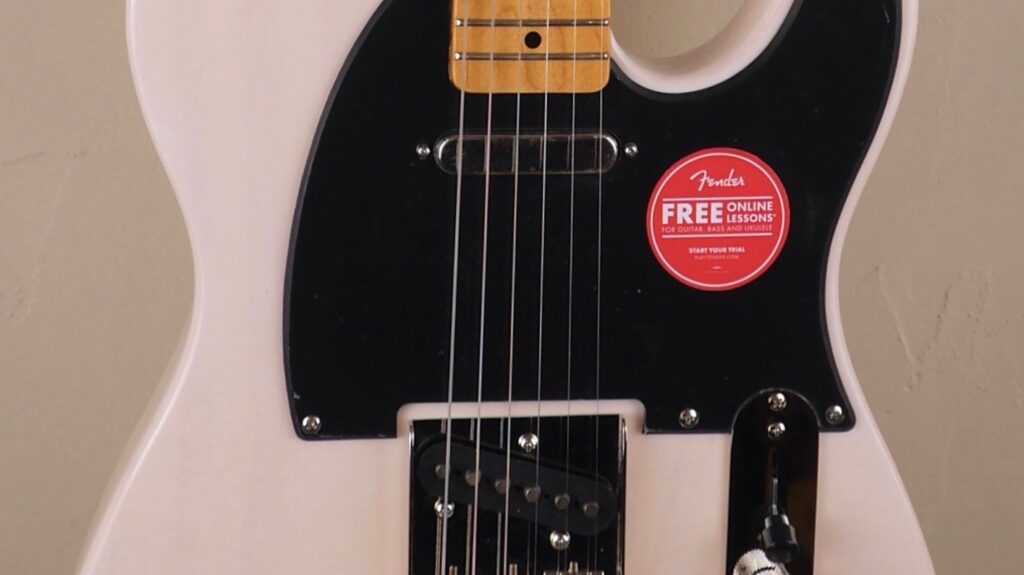 Squier by Fender Classic Vibe 50 Telecaster White Blonde 0374030501 custodia Fender in omaggio