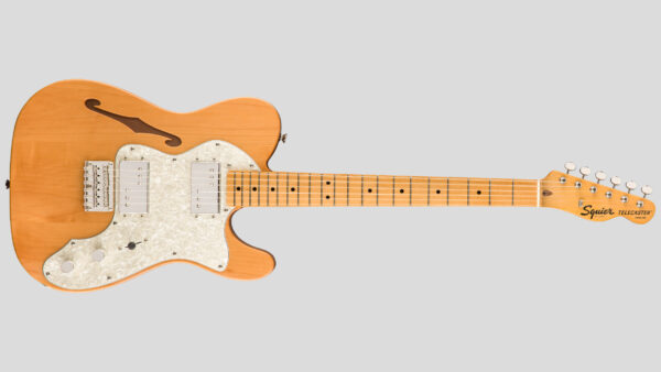Squier by Fender Classic Vibe 70 Telecaster Thinline Natural 0374070521 custodia Fender omaggio