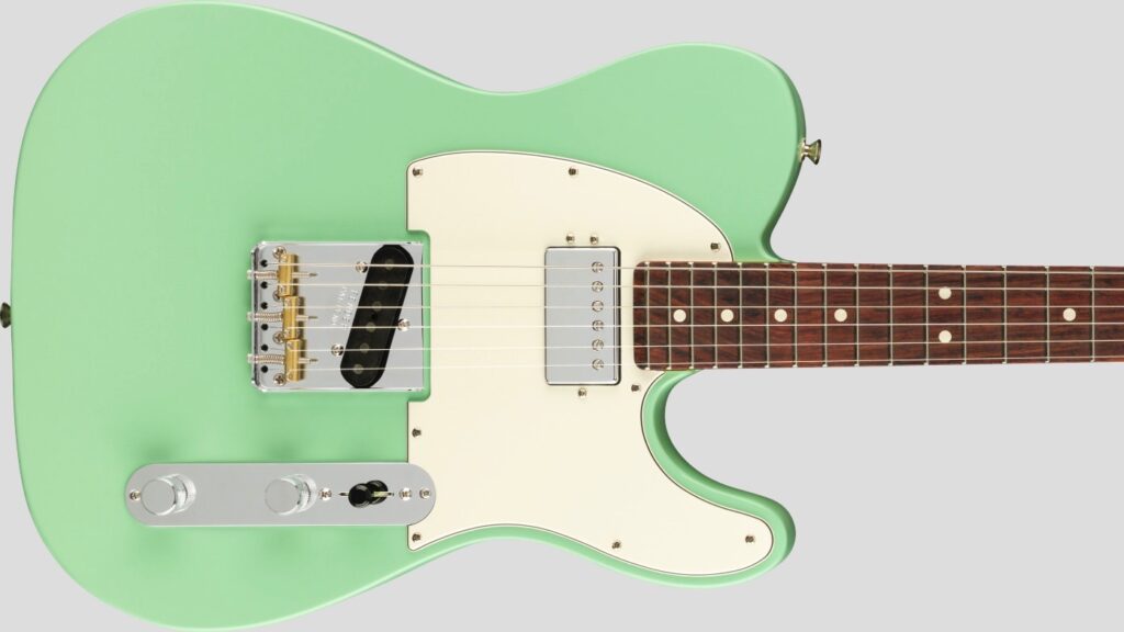 Fender American Performer Tele HUM Satin Surf Green 0115120357 Made in Usa inclusa custodia