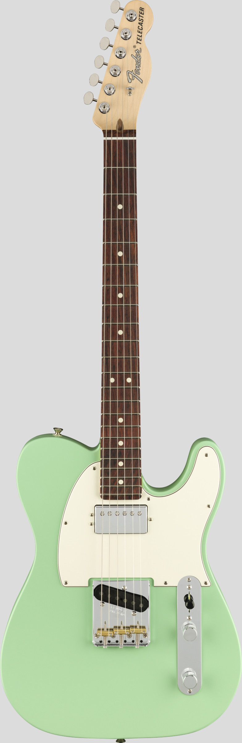 Fender American Performer Telecaster HUM Satin Surf Green 1