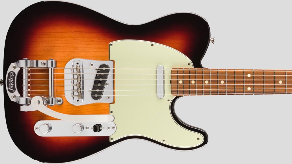 Fender Vintera 60 Telecaster Bigsby 3-Color Sunburst 0149883300 inclusa custodia Fender