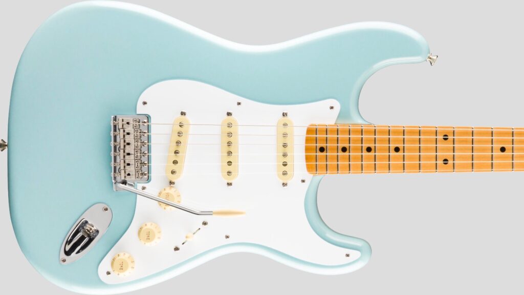 Fender Vintera 50 Stratocaster Sonic Blue 0149912372 Made in Mexico inclusa custodia Fender