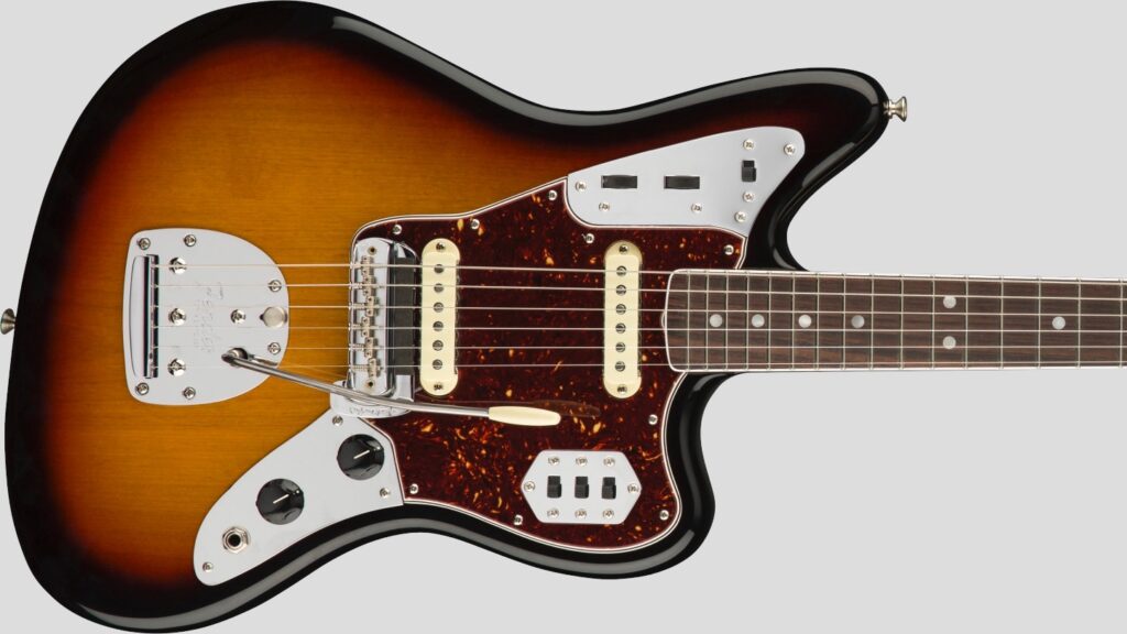 Fender 60 Jaguar American Original 3-Color Sunburst 0110160800 Made in Usa inclusa custodia rigida Fender G&G