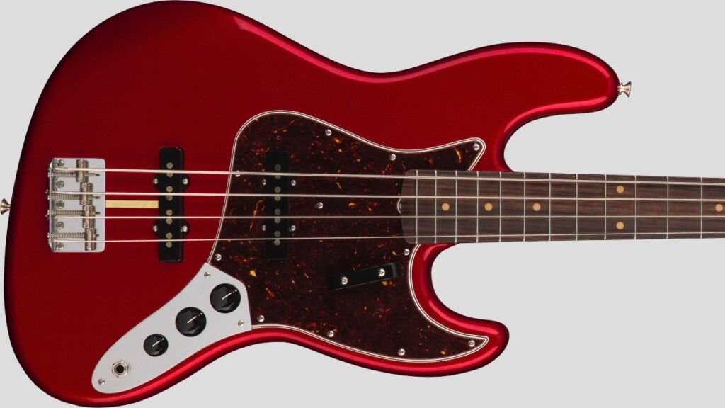 Fender 60 Jazz Bass American Original Candy Apple Red 0190130809 Made in Usa inclusa custodia rigida Fender G&G