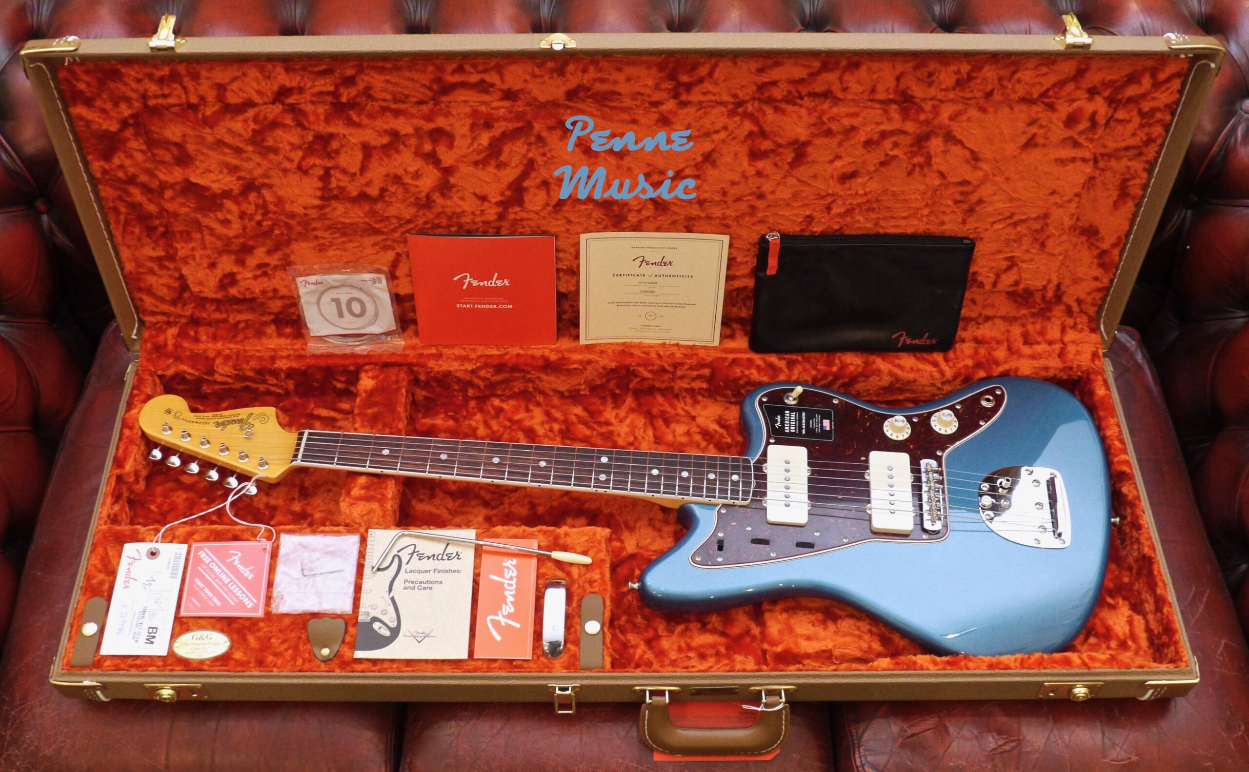 Fender American Original 60 Jazzmaster Ocean Turquoise 1