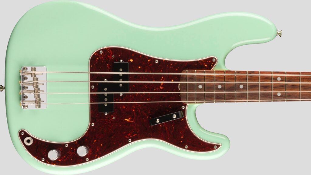 Fender 60 Precision Bass American Original Surf Green 0190120857 Made in Usa inclusa custodia rigida Fender G&G