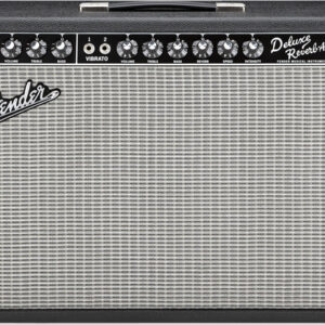 Fender 65 Deluxe Reverb amplificatore valvolare chitarra 12 watt 1x10" Jensen (con footswitch e cover) 0217460000 Made in Usa