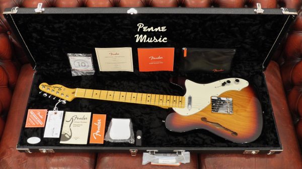 Fender American Original 60 Tele Thinline 3-Color Sunburst 0110172800 Made in Usa inclusa custodia