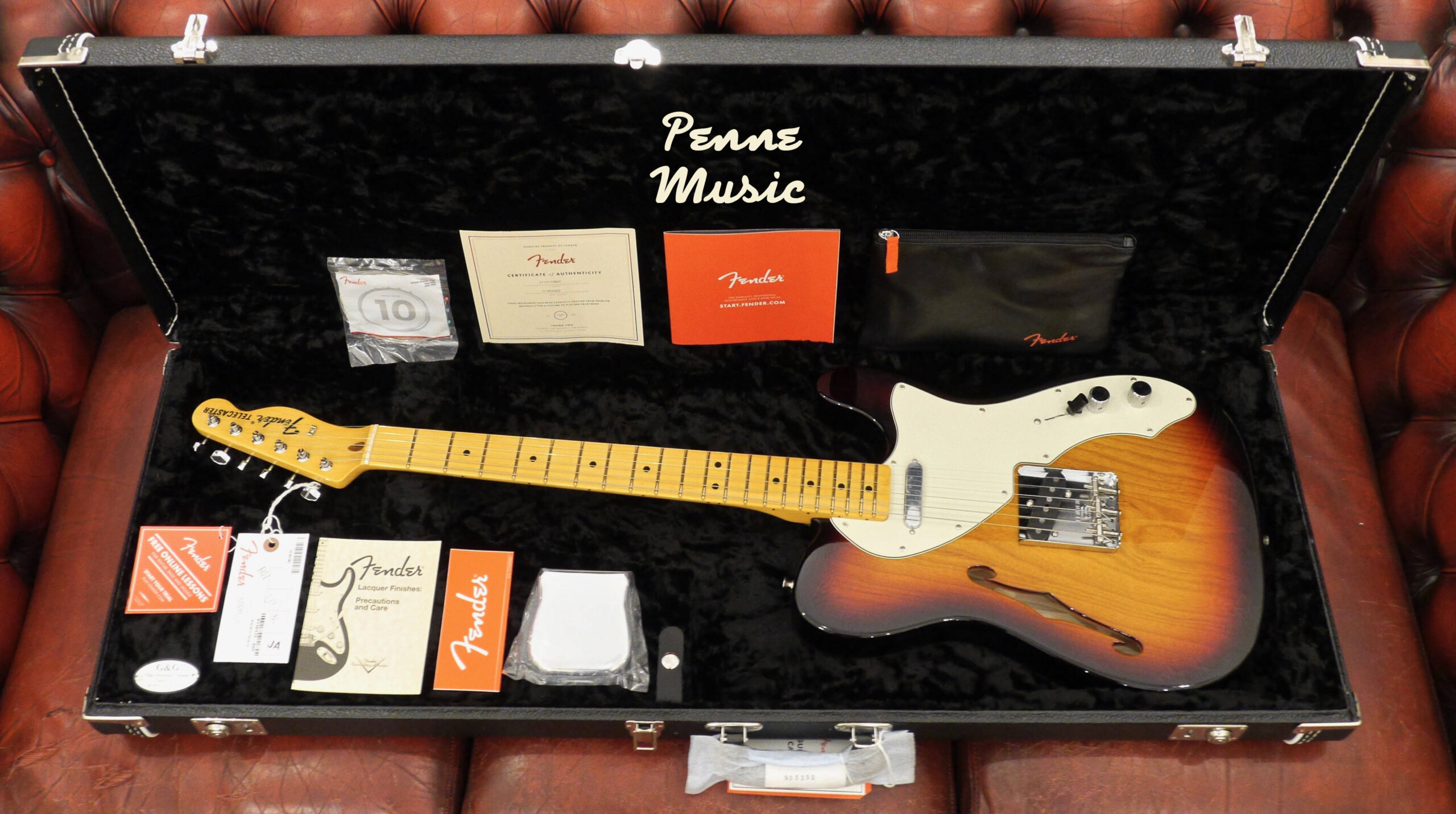 Fender American Original 60 Telecaster Thinline 3-Color Sunburst 1