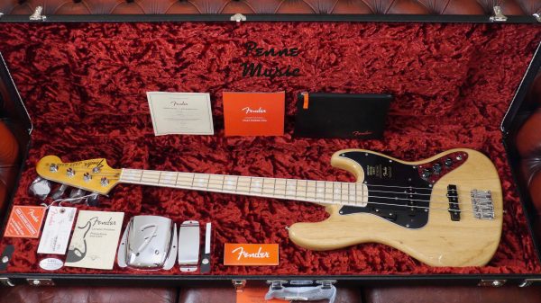 Fender American Original 70 Jazz Bass Natural 0190142821 Made in Usa inclusa custodia rigida