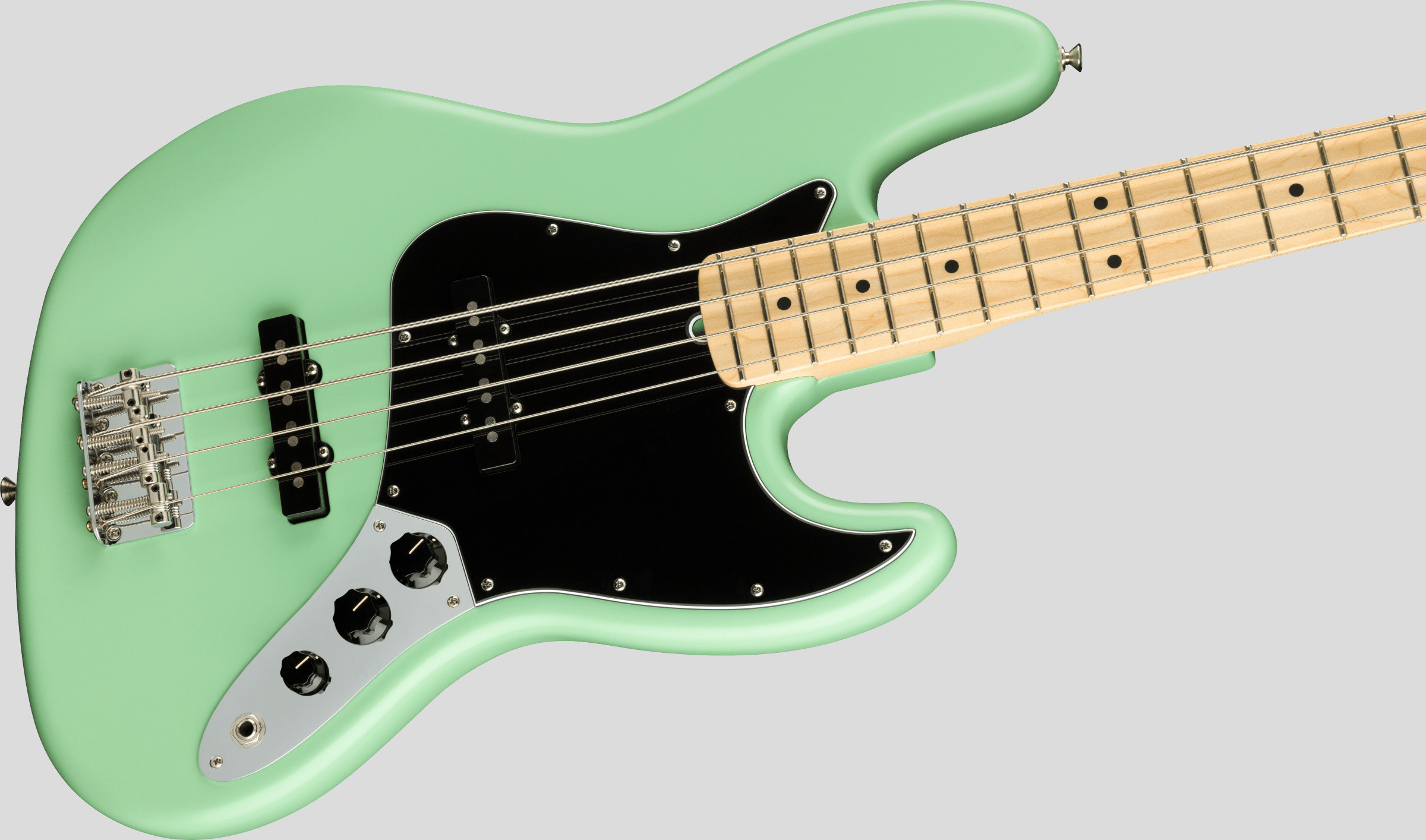 Fender American Performer Jazz Bass Satin Surf Green 3