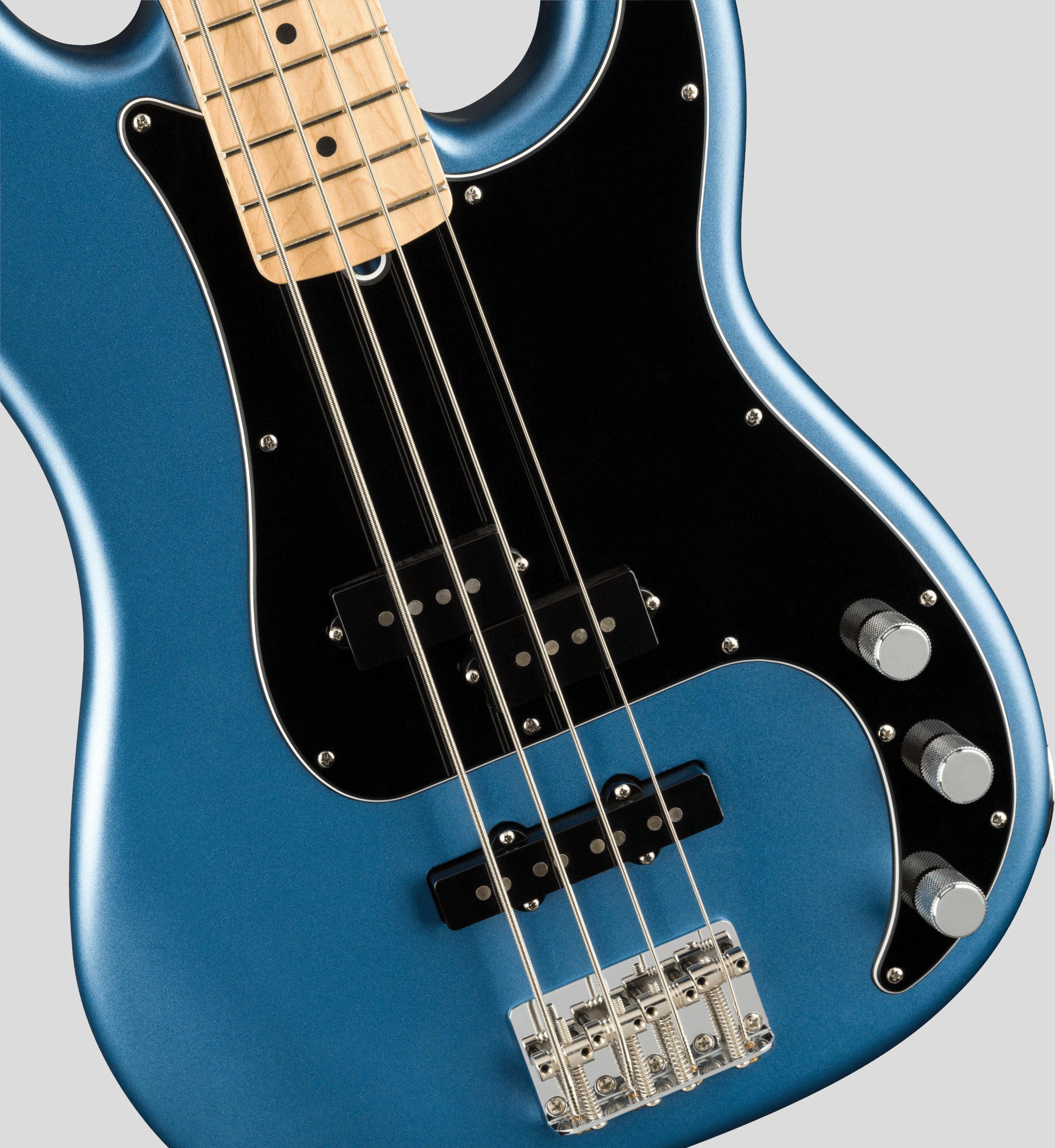 Fender American Performer Precision Bass Satin Lake Placid Blue 4