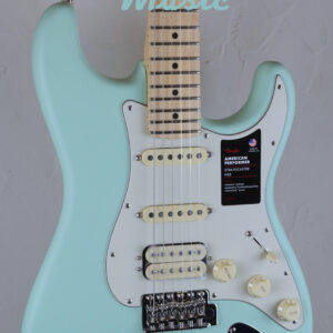 Fender American Performer Stratocaster HSS Satin Surf Green 3