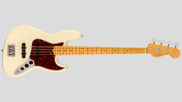 Fender American Professional II Jazz Bass Olympic White MN 0193972705 Made in Usa inclusa custodia