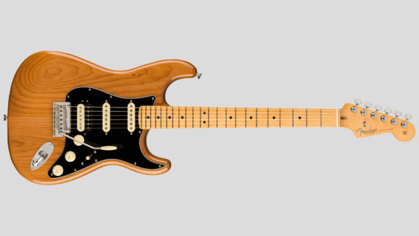 Fender American Pro II Strato HSS Roasted Pine 0113912763 Made in Usa inclusa custodia rigida