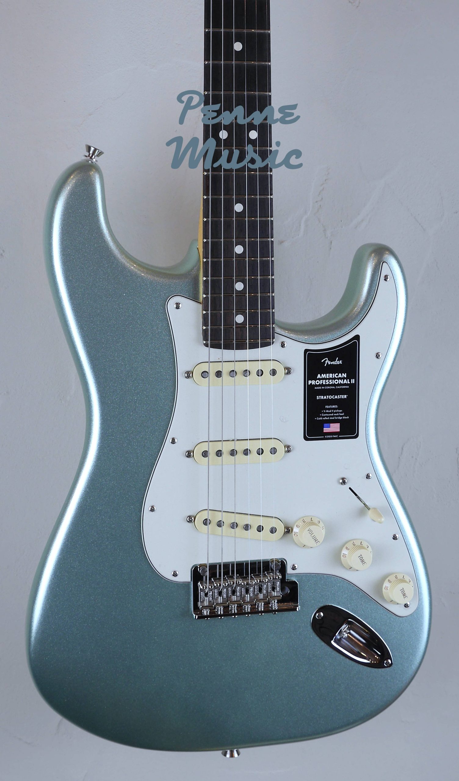 Fender American Professional II Stratocaster Mystic Surf Green RW 4
