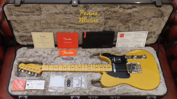 Fender American Pro II Tele Butterscotch Blonde 0113942750 Made in Usa inclusa custodia rigida