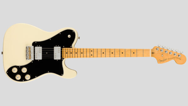 Fender American Pro II Tele Deluxe Olympic White 0113962705 Made in Usa inclusa custodia rigida