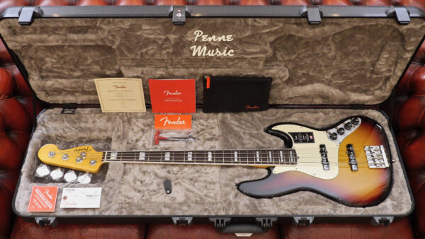 Fender American Ultra Jazz Bass Ultraburst 0199020712 Made in Usa inclusa custodia rigida Fender