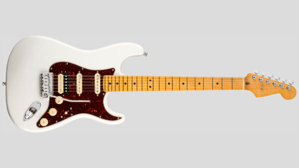 Fender American Ultra Strato HSS Arctic Pearl 0118022781 Made in Usa inclusa custodia rigida