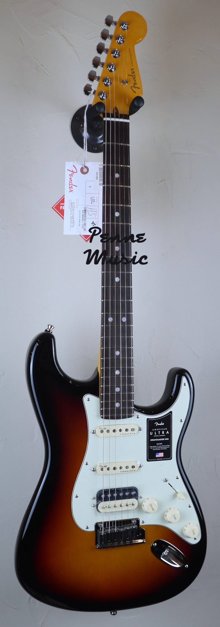 Fender American Ultra Stratocaster HSS Ultraburst RW 2