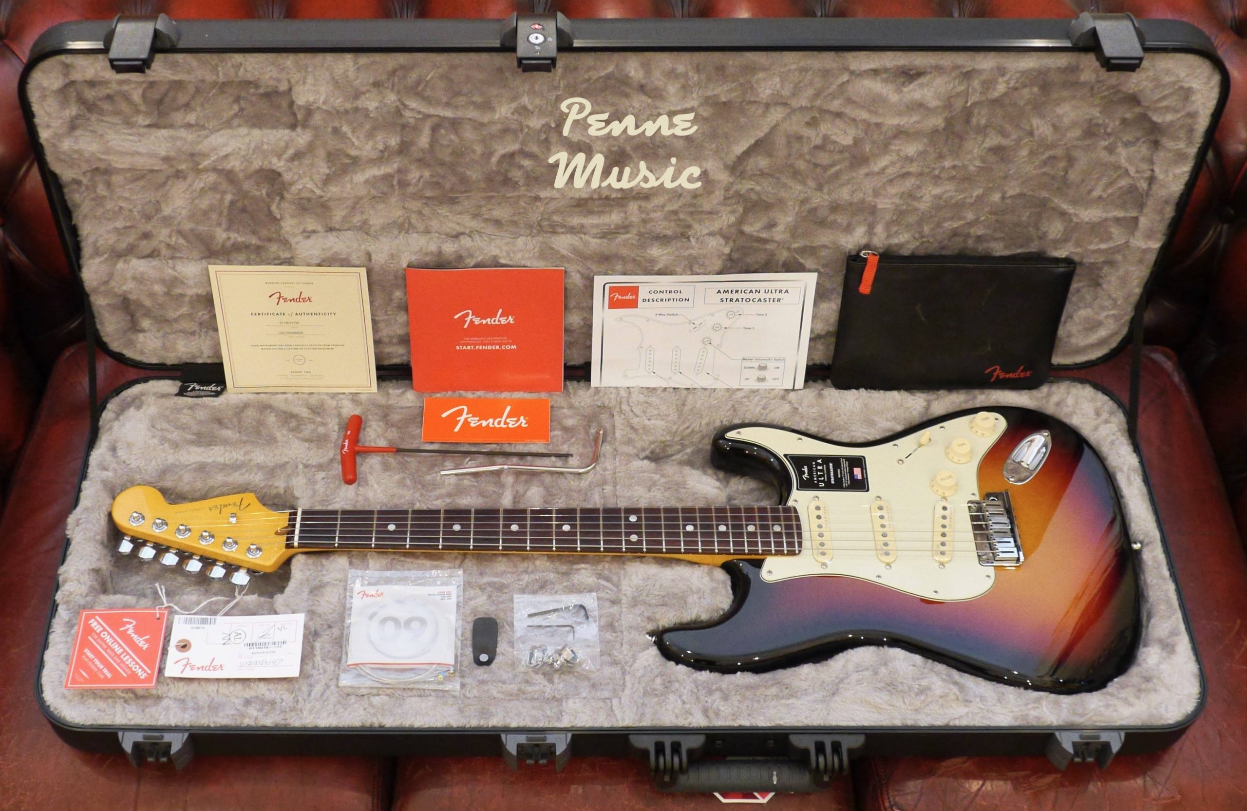 Fender American Ultra Stratocaster Ultraburst RW 1