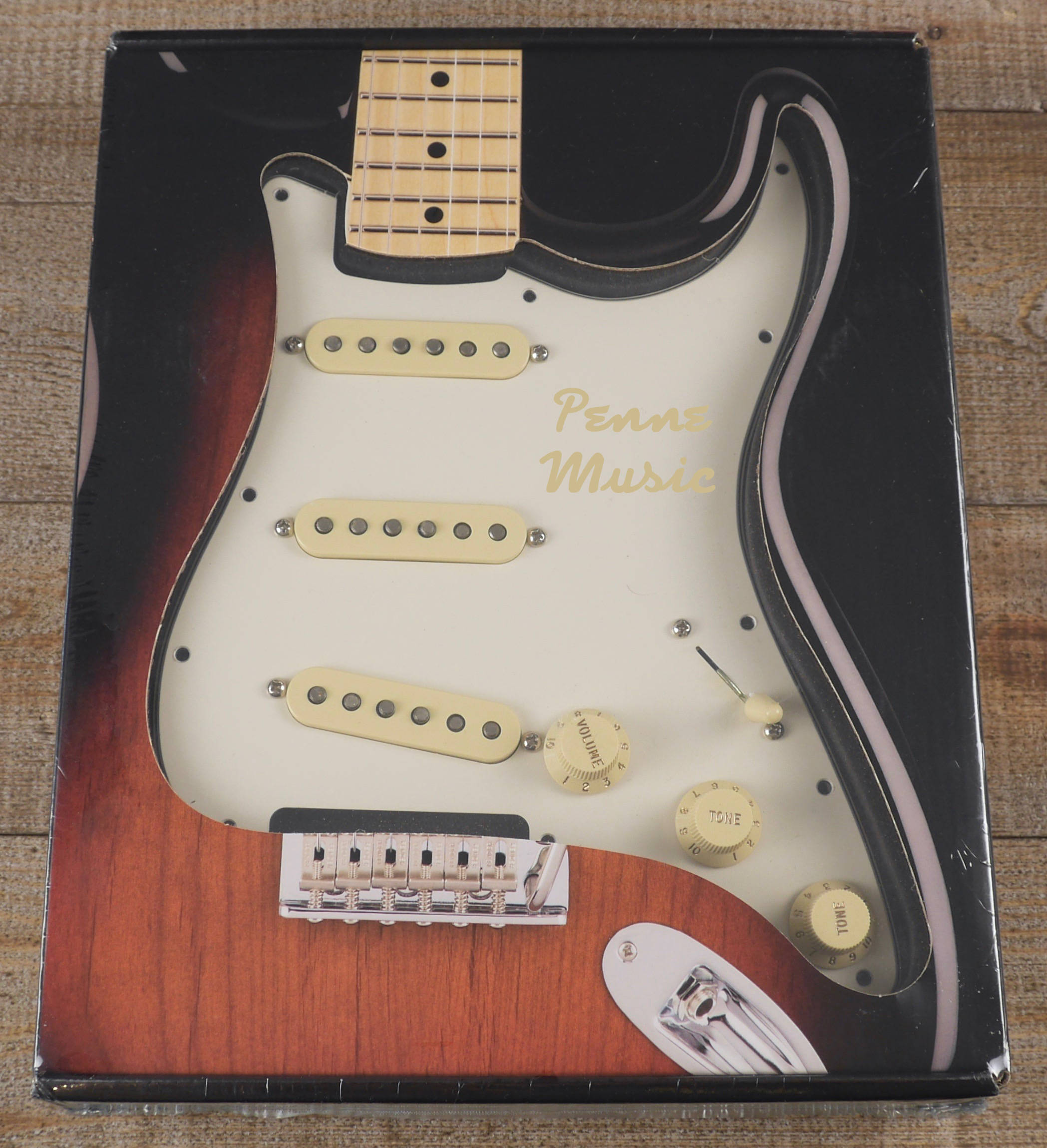 Fender Custom Shop Pre-Wired Custom 69 Stratocaster Pickup Set Pickguard Parchment 1