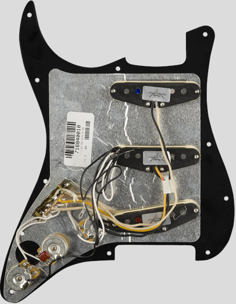 Fender Custom Shop Pre-Wired Fat 50 Stratocaster Pickup Set Pickguard Black 6