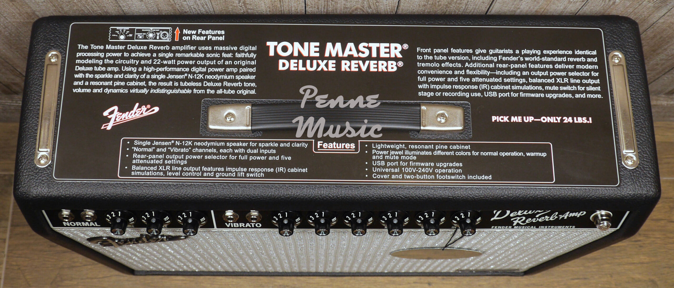 Fender Tone Master Deluxe Reverb Black 2