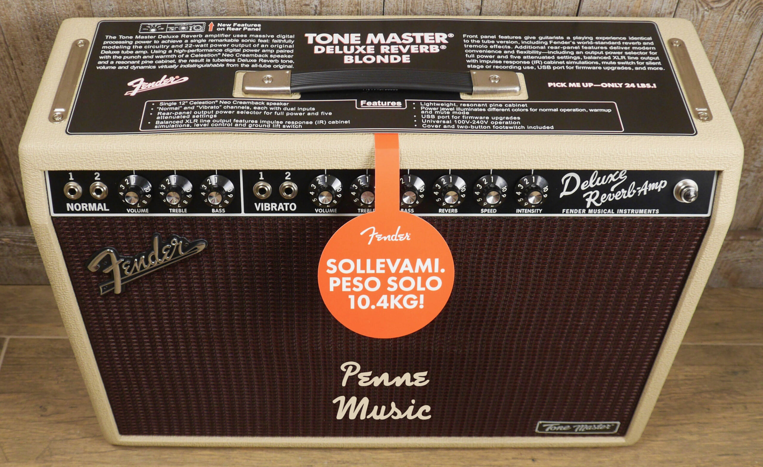 Fender Tone Master Deluxe Reverb Blonde 4