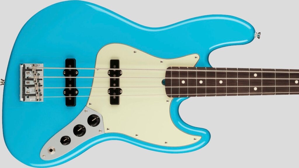 Jazz Bass American Professional II Miami Blue 0193970719 Made in Usa inclusa custodia rigida Fender