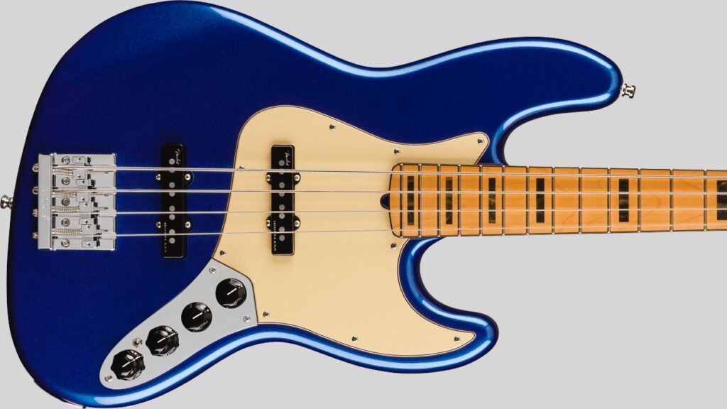 Fender American Ultra Jazz Bass Cobra Blue 0199022795 Made in Usa inclusa custodia rigida Fender