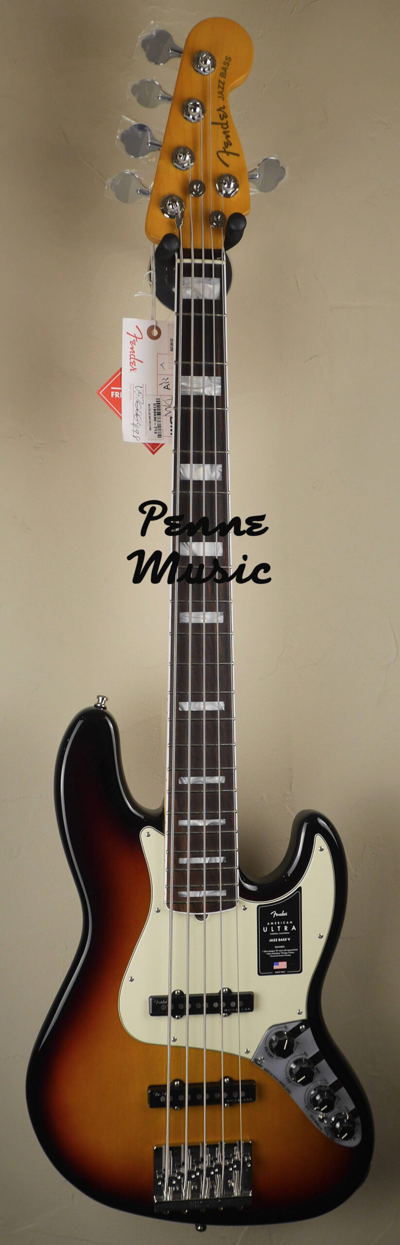 Fender American Ultra Jazz Bass V Ultraburst 2