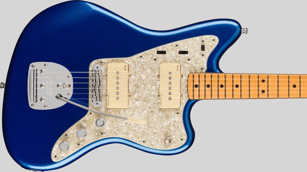 Fender Jazzmaster American Ultra Cobra Blue 0118052795 Made in Usa inclusa custodia rigida Fender