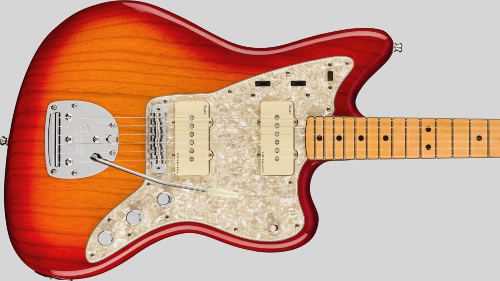 Fender Jazzmaster American Ultra Plasma Red Burst 0118052773 Made in Usa inclusa custodia rigida Fender
