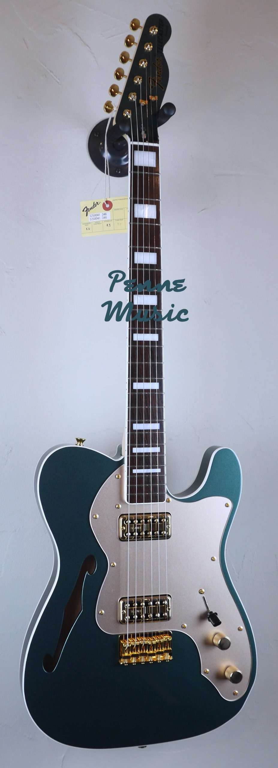 Fender Limited Edition Super Deluxe Thinline Telecaster Sherwood Green Metallic 1