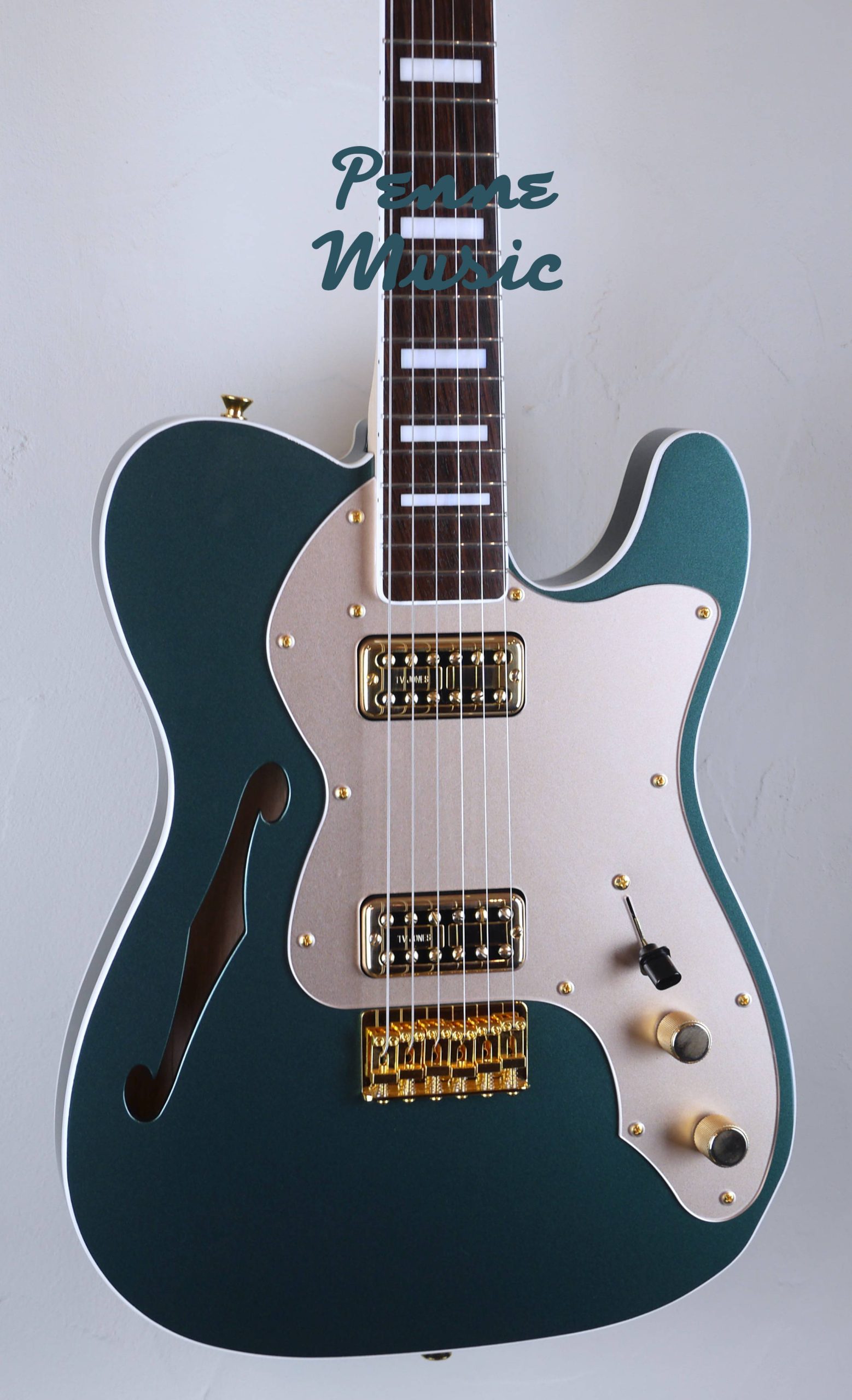 Fender Limited Edition Super Deluxe Thinline Telecaster Sherwood Green Metallic 3