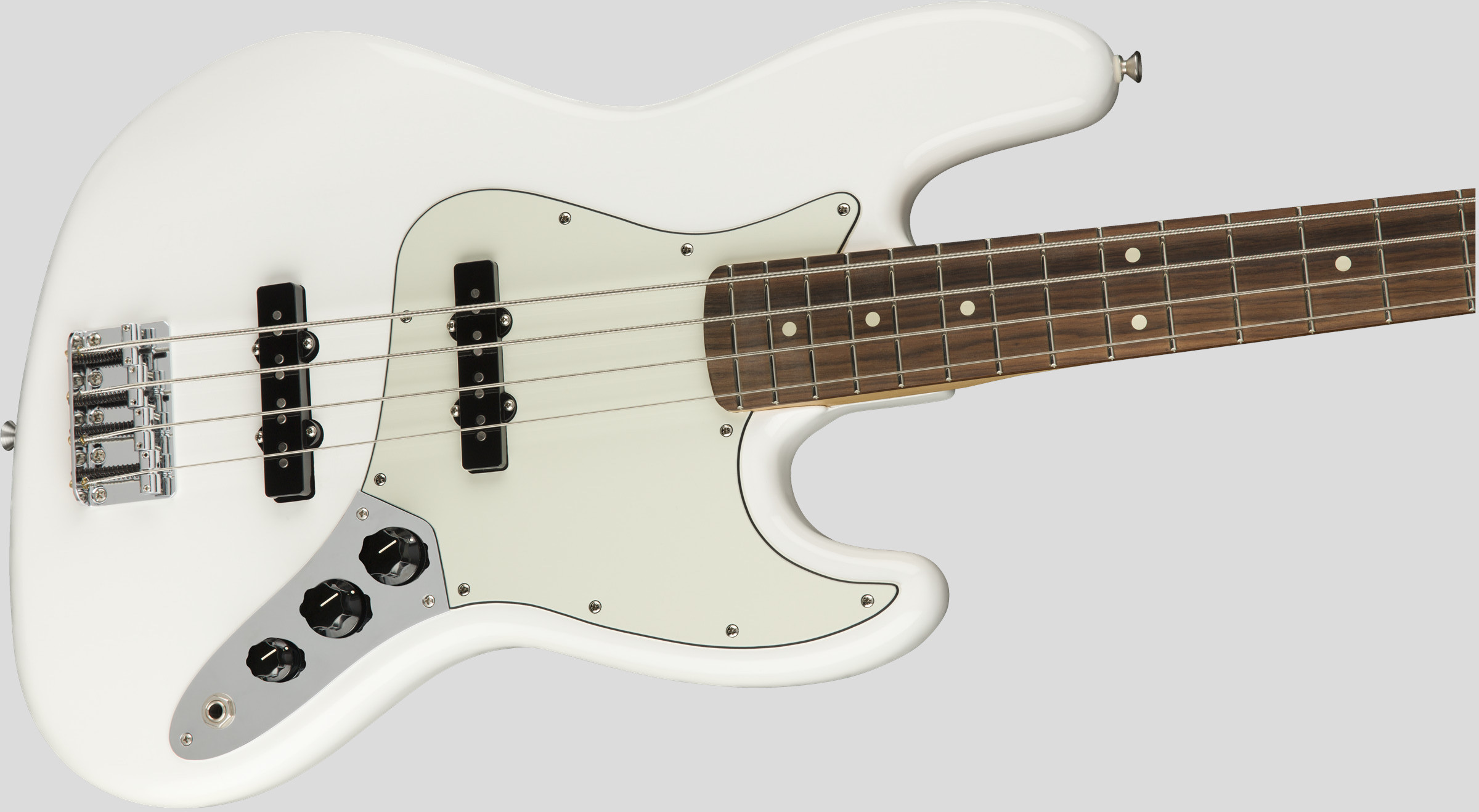 Fender Player Jazz Bass Polar White PF 3