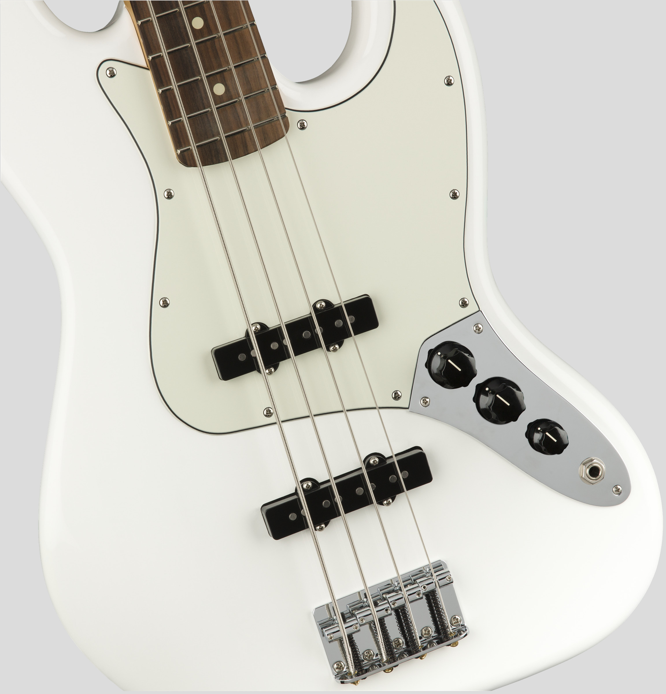 Fender Player Jazz Bass Polar White PF 4
