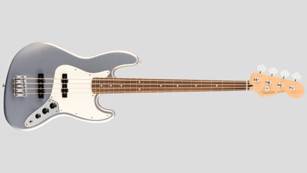 Fender Player Jazz Bass Silver 0149903581 Made in Mexico con custodia Fender in omaggio