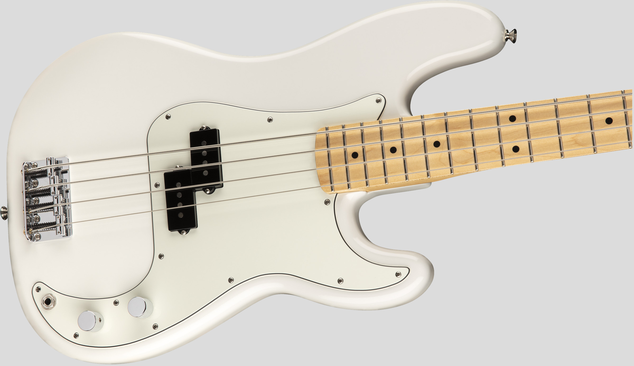Fender Player Precision Bass Polar White MN 3