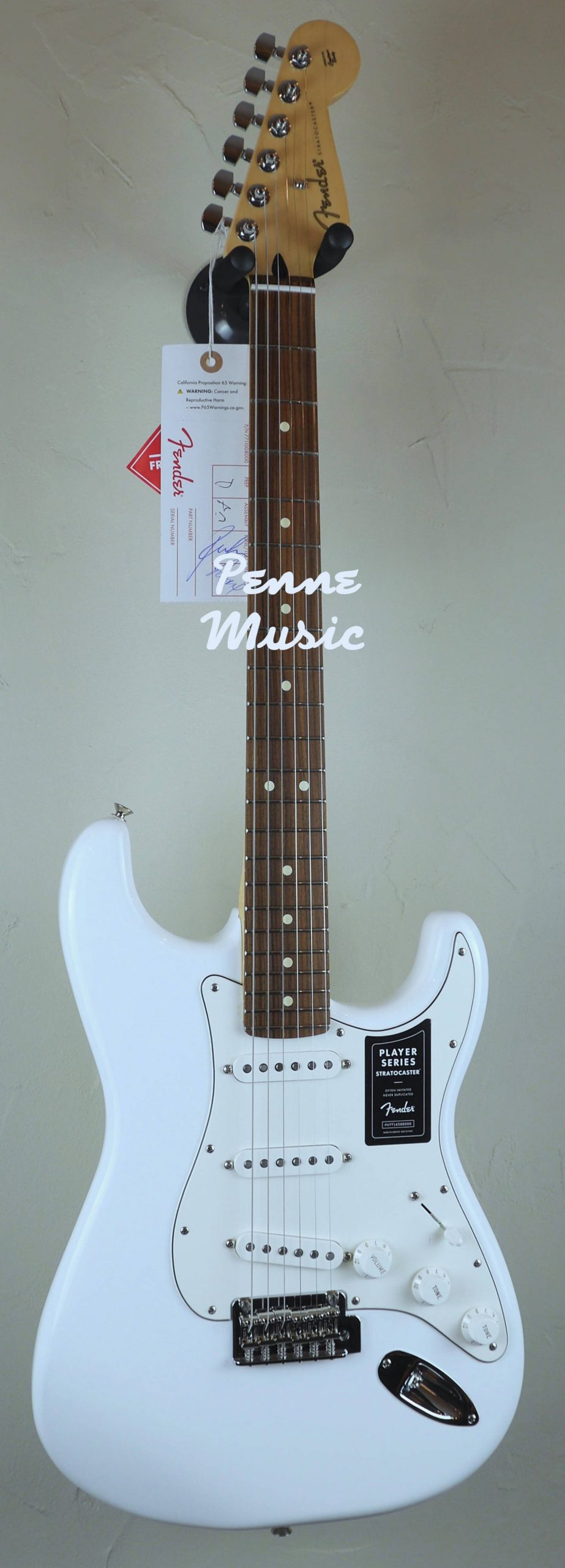 Fender Player Stratocaster Polar White PF 1