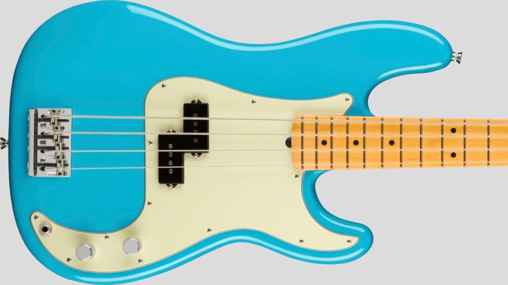 Fender Precision Bass American Professional II Miami Blue 0193932719 Made in Usa inclusa custodia rigida Fender
