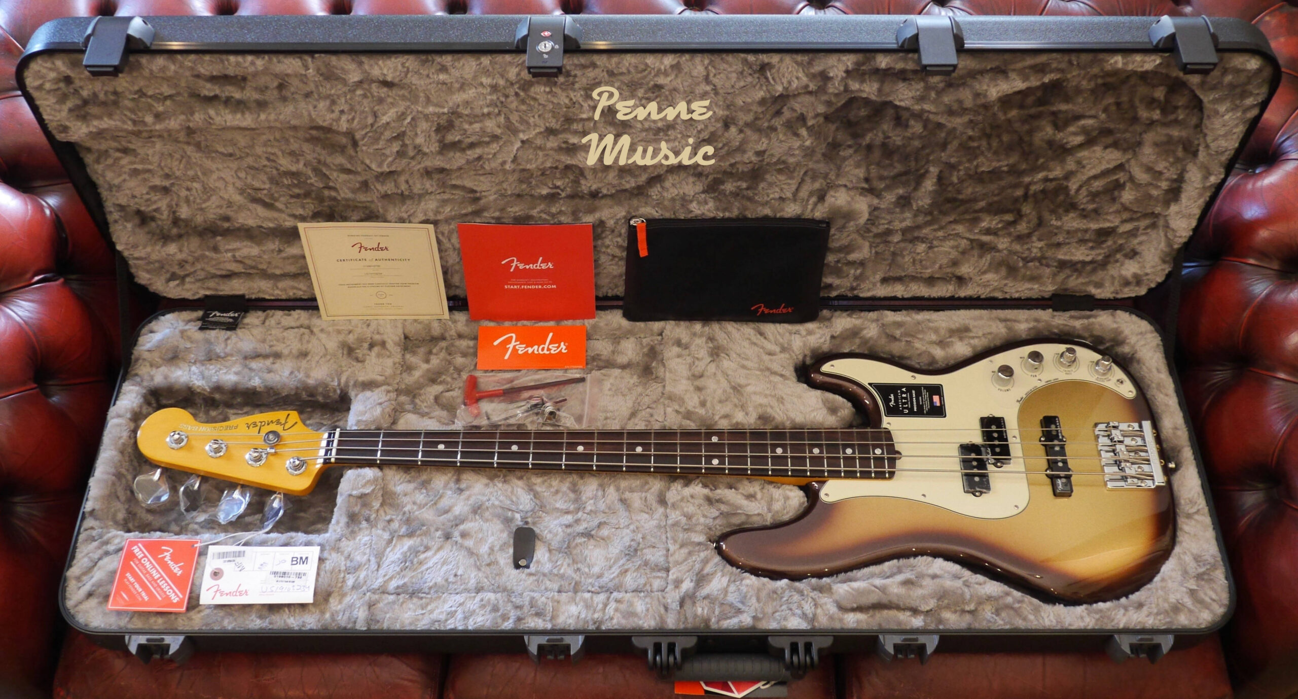 Fender American Ultra Precision Bass Mocha Burst 1